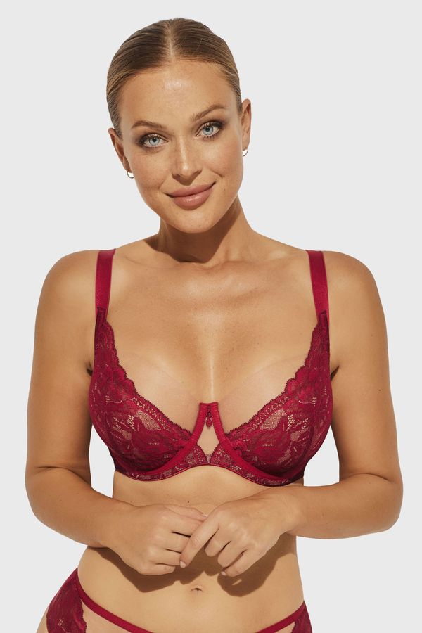 KINGA Nepodložen modrček Cherry