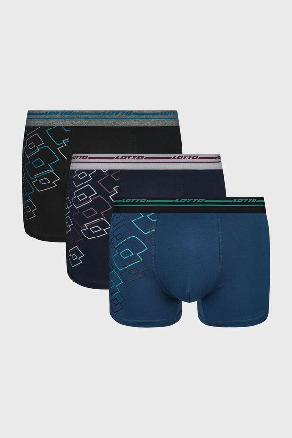 Lotto 3PACK Bombažne boksarice Constanzo