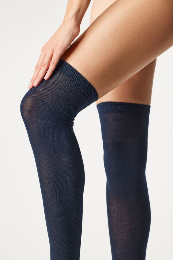 Milena Ženske nadkolenke Basic Color