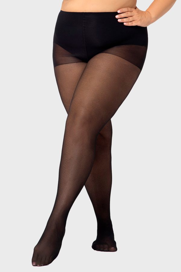 MONA QUEEN Hlačne nogavice Plus Size Sassy 40 DEN