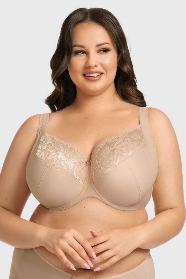 Nessa Nepodložen zmanjševalni modrček Omena Beige