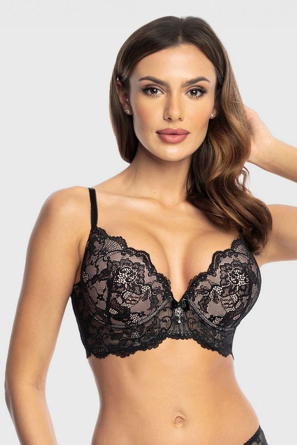 Orhideja Lingerie Čipkast modrček Iris Push-Up