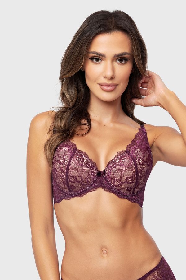 Orhideja Lingerie Podložen modrček Cherry