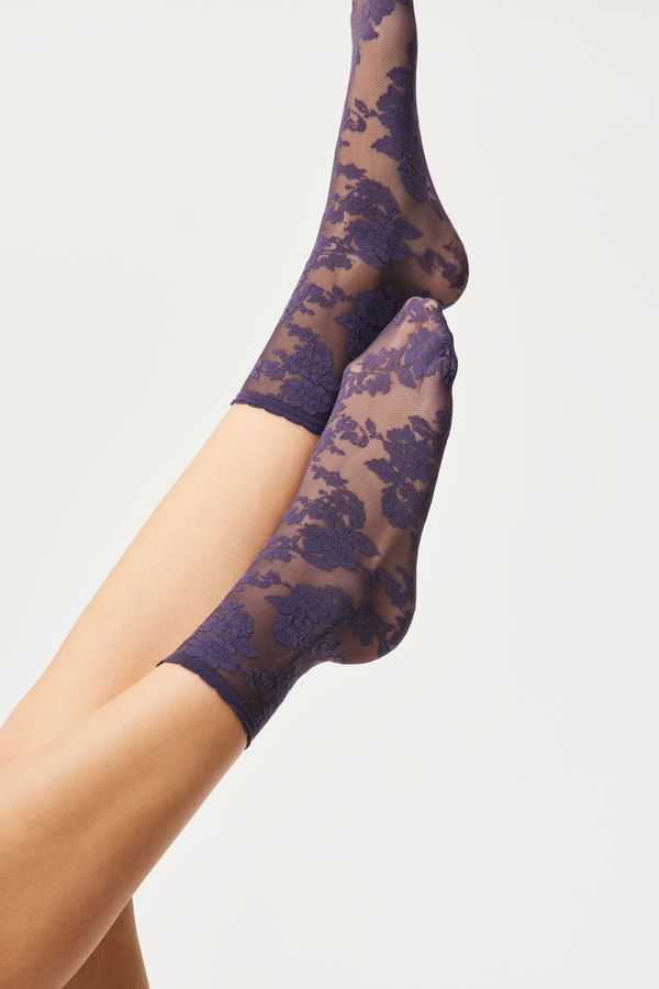 Oroblú Najlonske nogavice OROBLÚ Little Roses 20 DEN