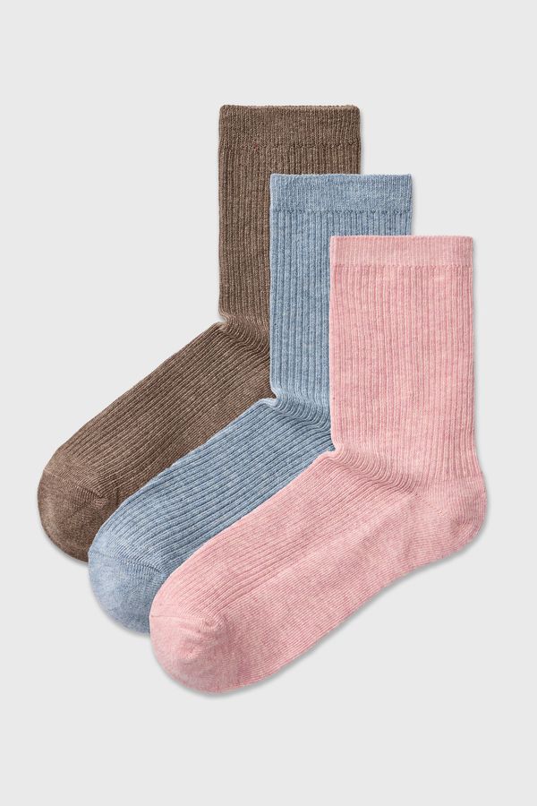 Pieces 3PACK Visoke nogavice Pieces PCMarta