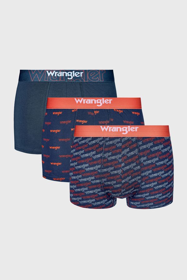 Wrangler 3PACK Bombažne boksarice Wrangler Graph