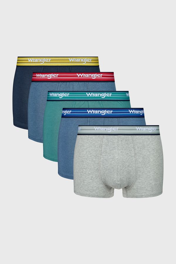 Wrangler 5PACK Bombažne boksarice Wrangler Barden