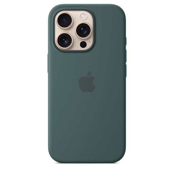 Apple APPLE IPHONE 16 PRO SILICONE CASE LAKE GREEN