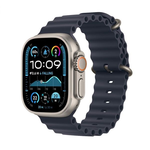 Apple APPLE WATCH ULTRA 2 49MM NATURAL NAVY OCEAN BAND