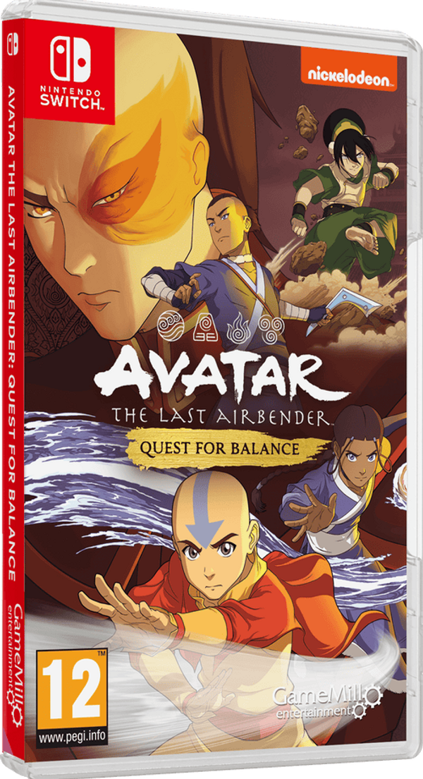 GameMill Entertainment AVATAR THE LAST AIRBENDER QUEST FOR BALANCE NSW