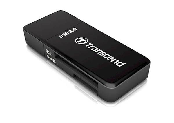 Transcend ČITALEC KARTIC TRANSCEND RDF5 čRN, USB 3.1