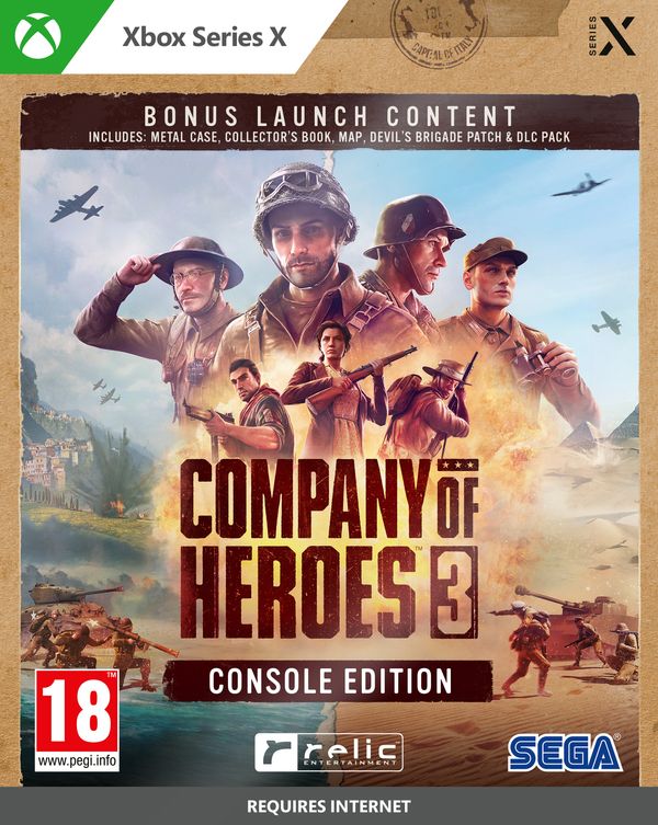 Sega COMPANY OF HEROES 3 LAUNCH EDITION  XBOX