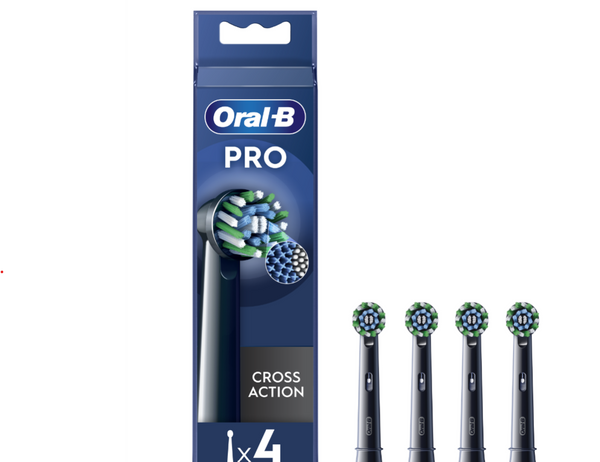 Oral-B ČRNI 4/1 NASTAVKI ORAL-B CROSS ACTION