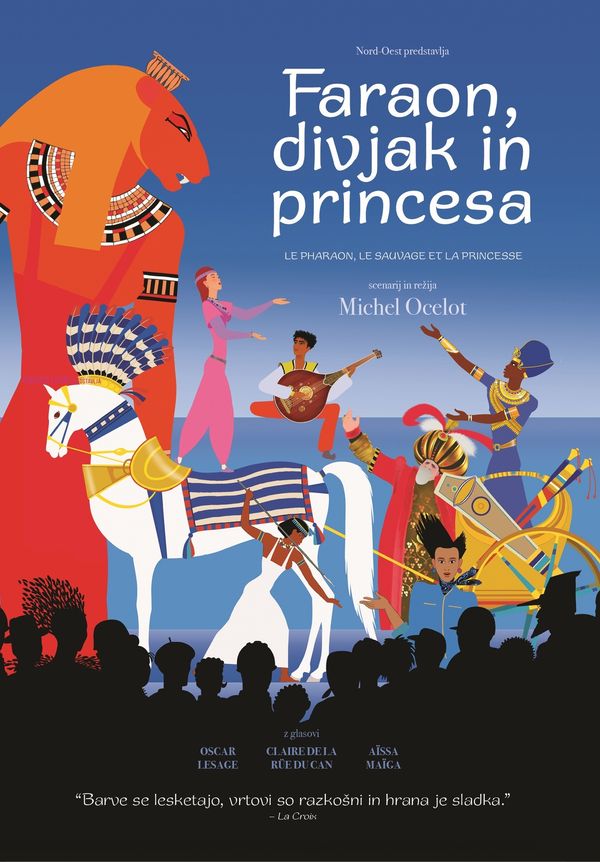 POSNETI MEDIJI FARAON, DIVJAK IN PRINCESA - DVD SL. POD.