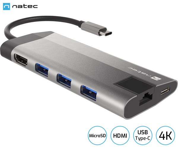 Natec FOWLER PLUS ADAPT.USB HUB NATEC