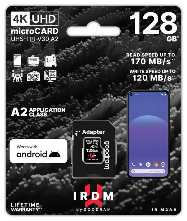 Goodram GOODRAM MICROSD 128GB 170