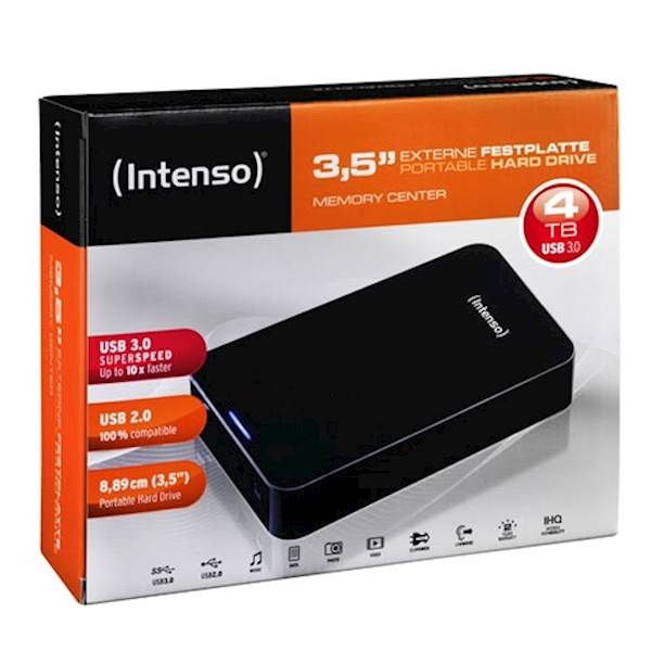 Intenso HDD INTENSO EXT 4TB 3,5" USB 3.0,B 85MB/S,P 75B/S