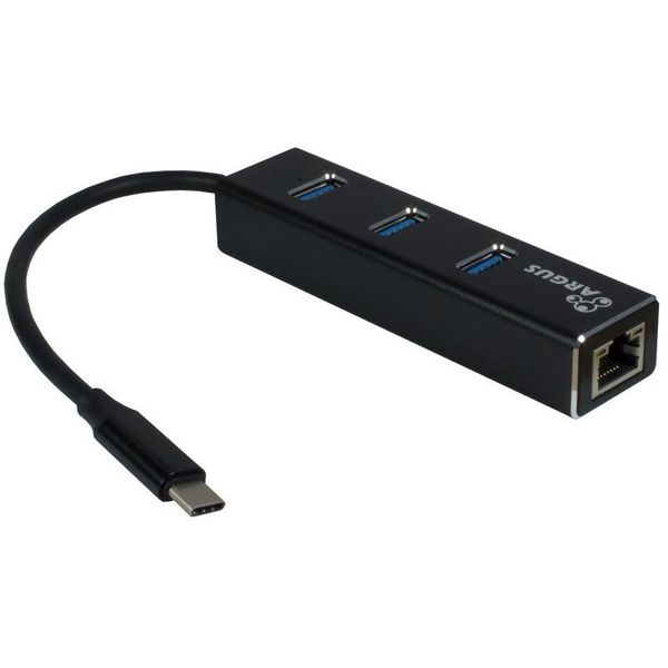 Inter-Tech INTER-TECH ARGUS IT-410 G IGABIT LAN USB TYPE C 3-P