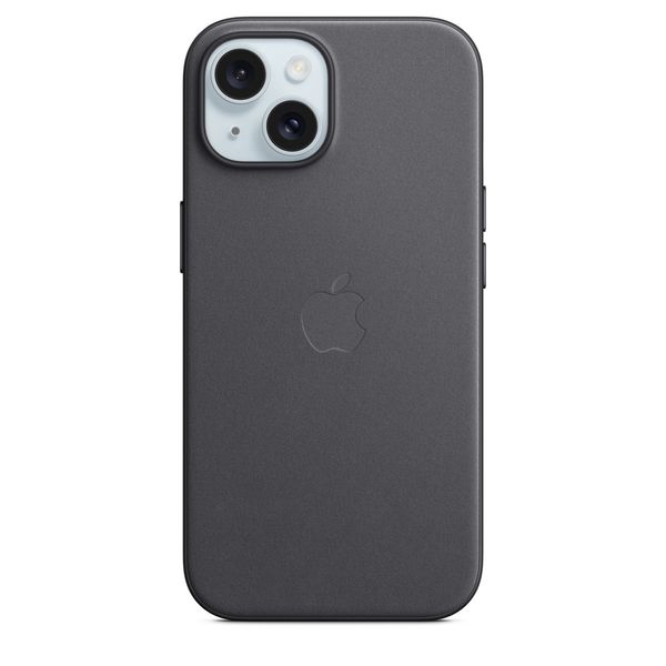 Apple IPHONE 15 FINEWOVEN CASE WITH MAGSAFE BLACK