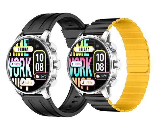 KIESLECT KIESLECT KR2 SREBRNA 1.43"AMOLED, BT.