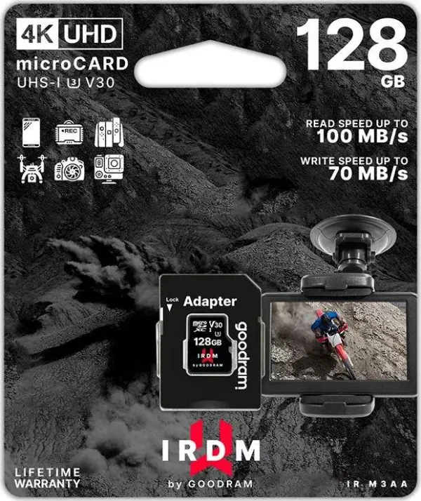 Goodram MICRO SD 128GB 4K 100/70M GOODRAM