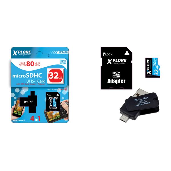 Xplore MICRO SD 32GB 80MB AD 4+1 XPLORE