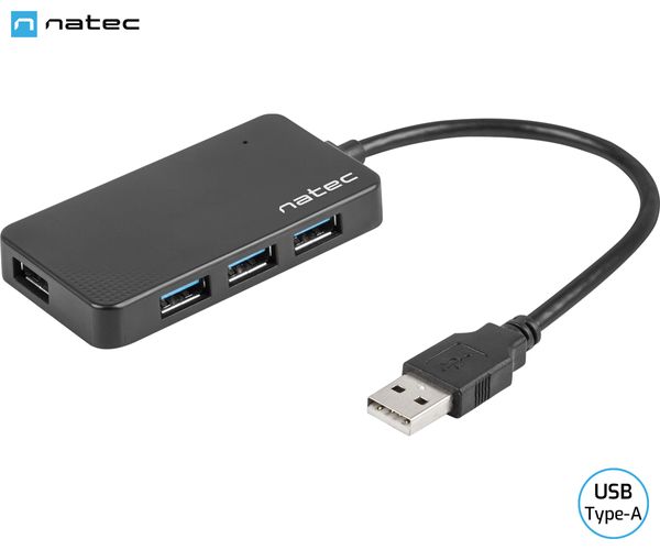 Natec MOTH ADAPT.USB HUB NATEC