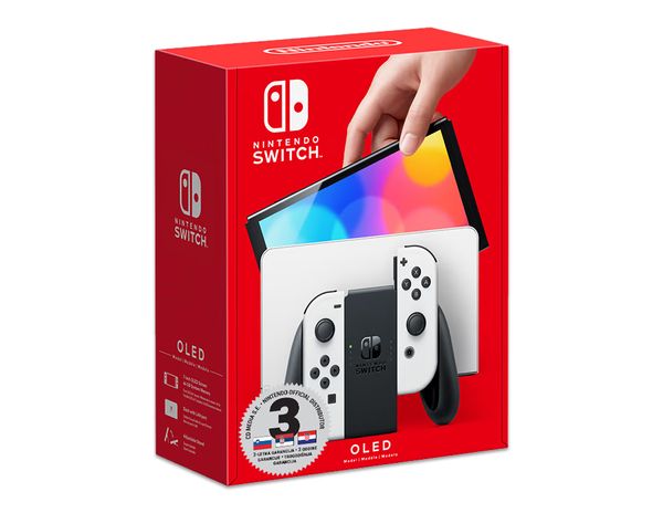 Nintendo NINTENDO SWITCH CONSOLE O LED WHITE 3Y