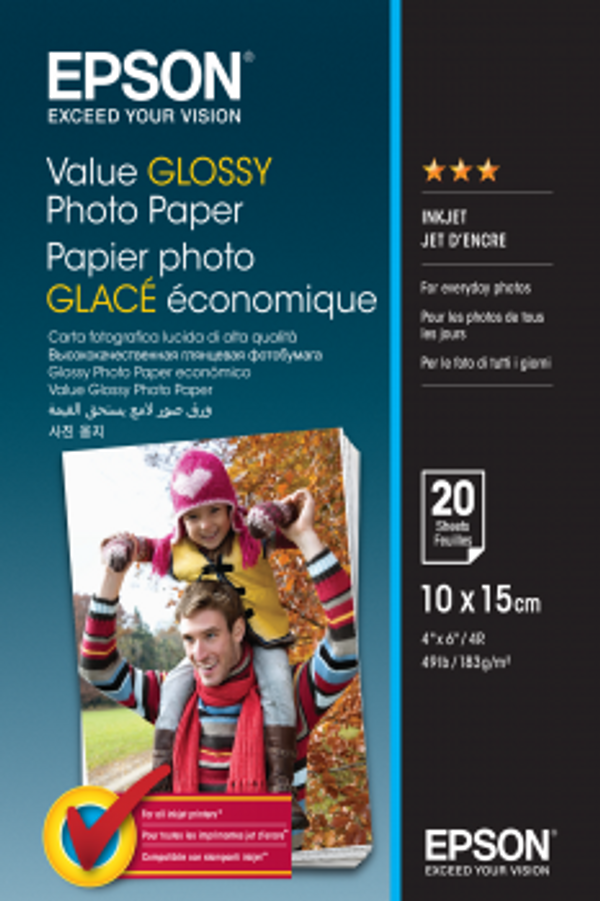 Epson PAPIR EPSON FOTO GLOSSY 10X15CM 20 LISTOV