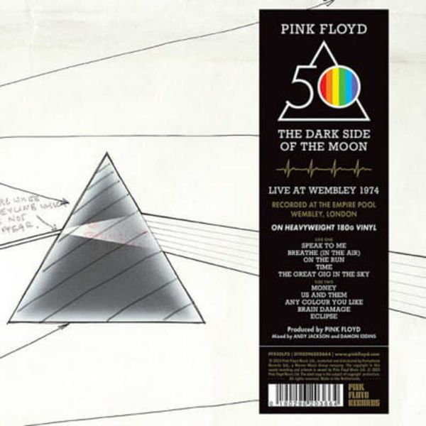 POSNETI MEDIJI PINK FLOYD - LP/DARK SIDE OF THE MOON-LIVE WEMBLEY