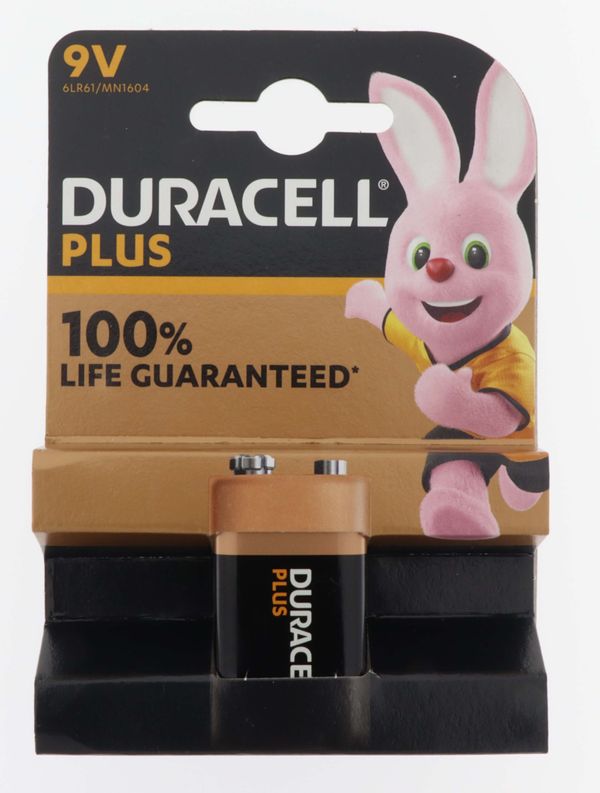 Duracell PLUS 100% EXTRA LIFE* 9V DURACELL