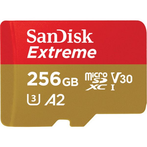 SanDisk SANDISK EXTREME MICROSDXC 256GB + SD ADAPTER