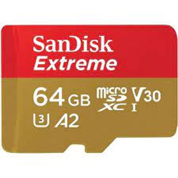 SanDisk SANDISK EXTREME MICROSDXC 64GB KAMERE IN DRONI