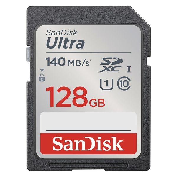 SanDisk SANDISK ULTRA 128GB SDXC MEMORY CARD 140MB/S