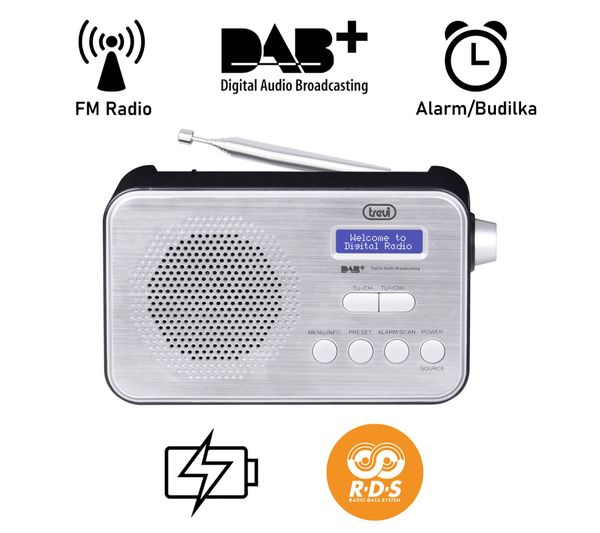 Trevi TREVI 7F92R, čRN PRENOSNI DIGITALNI RADIO