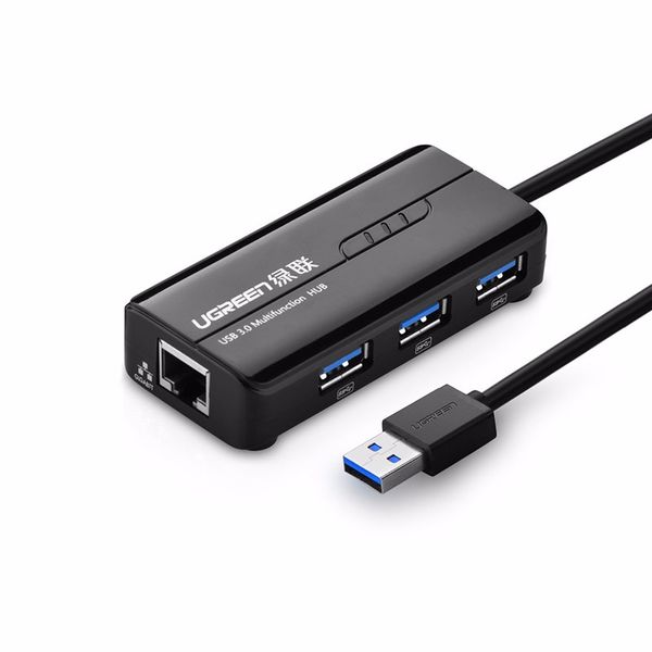 Ugreen UGREEN USB 3.0 HUB 3X USB A IN RJ45