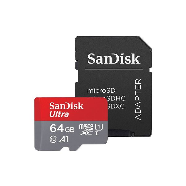 SanDisk ULTRA MICROSDXC SANDISK 64GB + SD ADAPTER