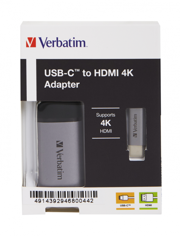 Verbatim USB-C / HDMI 4K ADAPTER VERBATIM