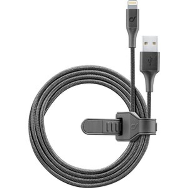 CellularLine USB CABLE MFI 1M BLACK CELLULAR LINE