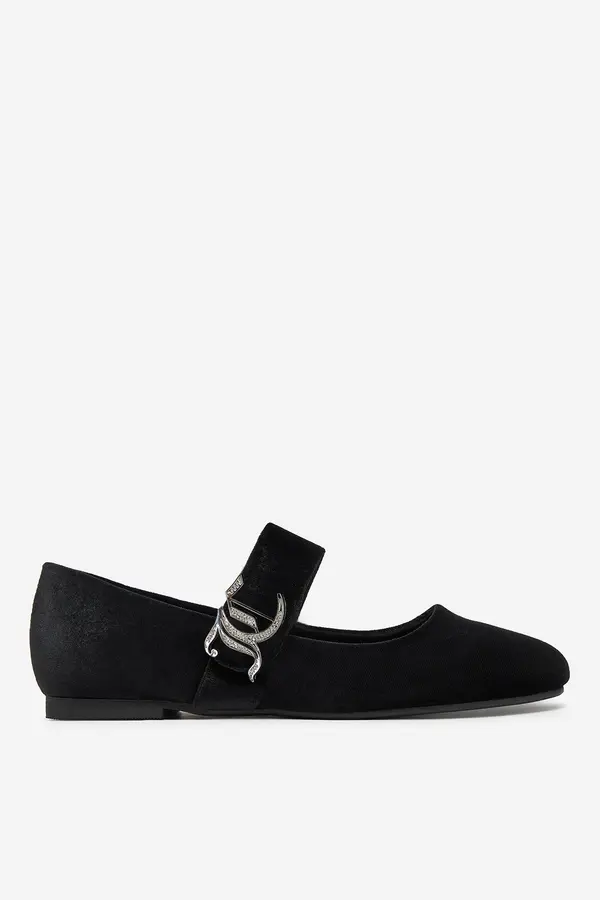 Juicy Couture Balerinke JUICY COUTURE WS23499-01A Črna