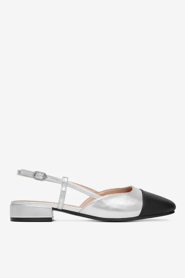 Clara Barson Čevlji s peto Clara Barson WS24040-04 Srebrna