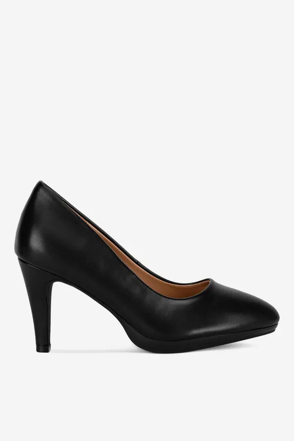 Clara Barson Čevlji s peto Clara Barson WSS21575-01 Črna