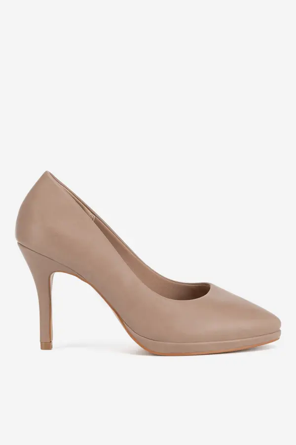 Clara Barson Čevlji s peto Clara Barson WYL3656-1 Burlywood