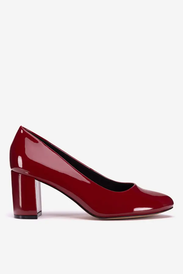 Clara Barson Čevlji s peto Clara Barson WYL3811-1 Temno rdeča