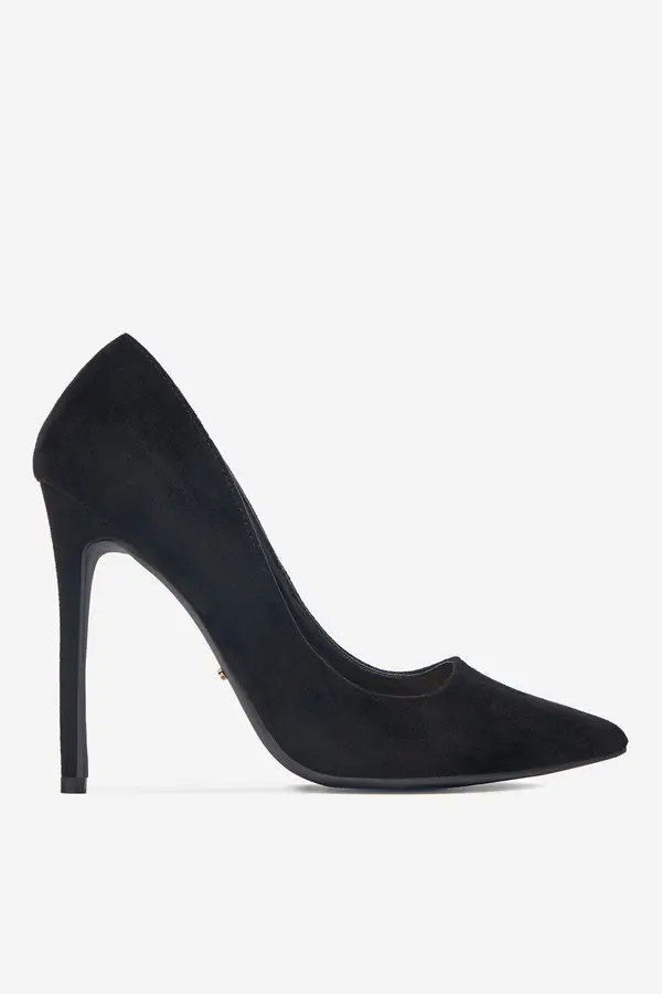 DeeZee Čevlji s peto DeeZee 92831-201-BLACK SU Črna