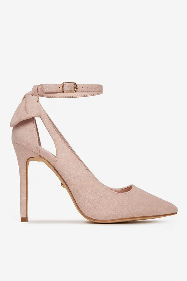 DeeZee Čevlji s peto DeeZee AB-8868 Roza