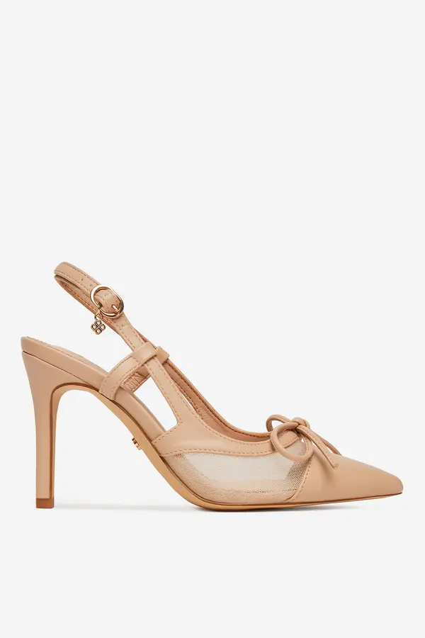 DeeZee Čevlji s peto DeeZee AU-8268-10 Bež