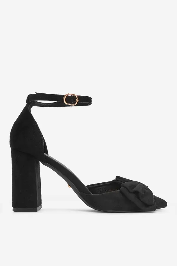 DeeZee Čevlji s peto DeeZee GAO-3083-1 Črna