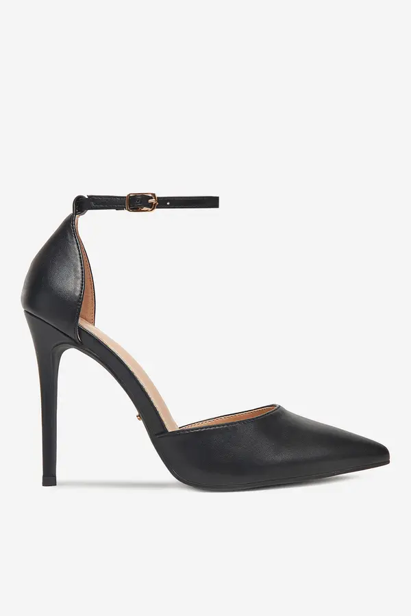 DeeZee Čevlji s peto DeeZee HT88745-25 Črna