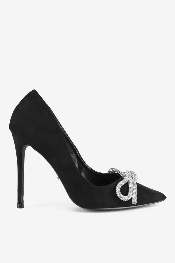 DeeZee Čevlji s peto DeeZee HT92831-140 Črna